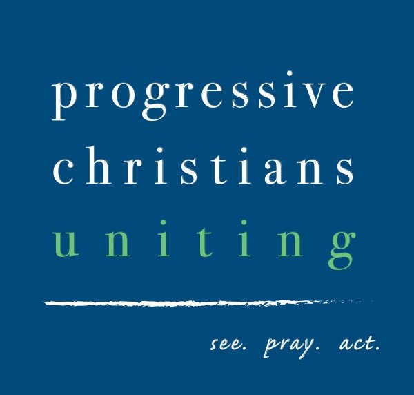 Progressive Christians Uniting [logo] see, pray, act